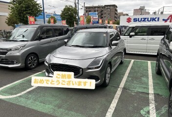 スイフトご納車させていただきました